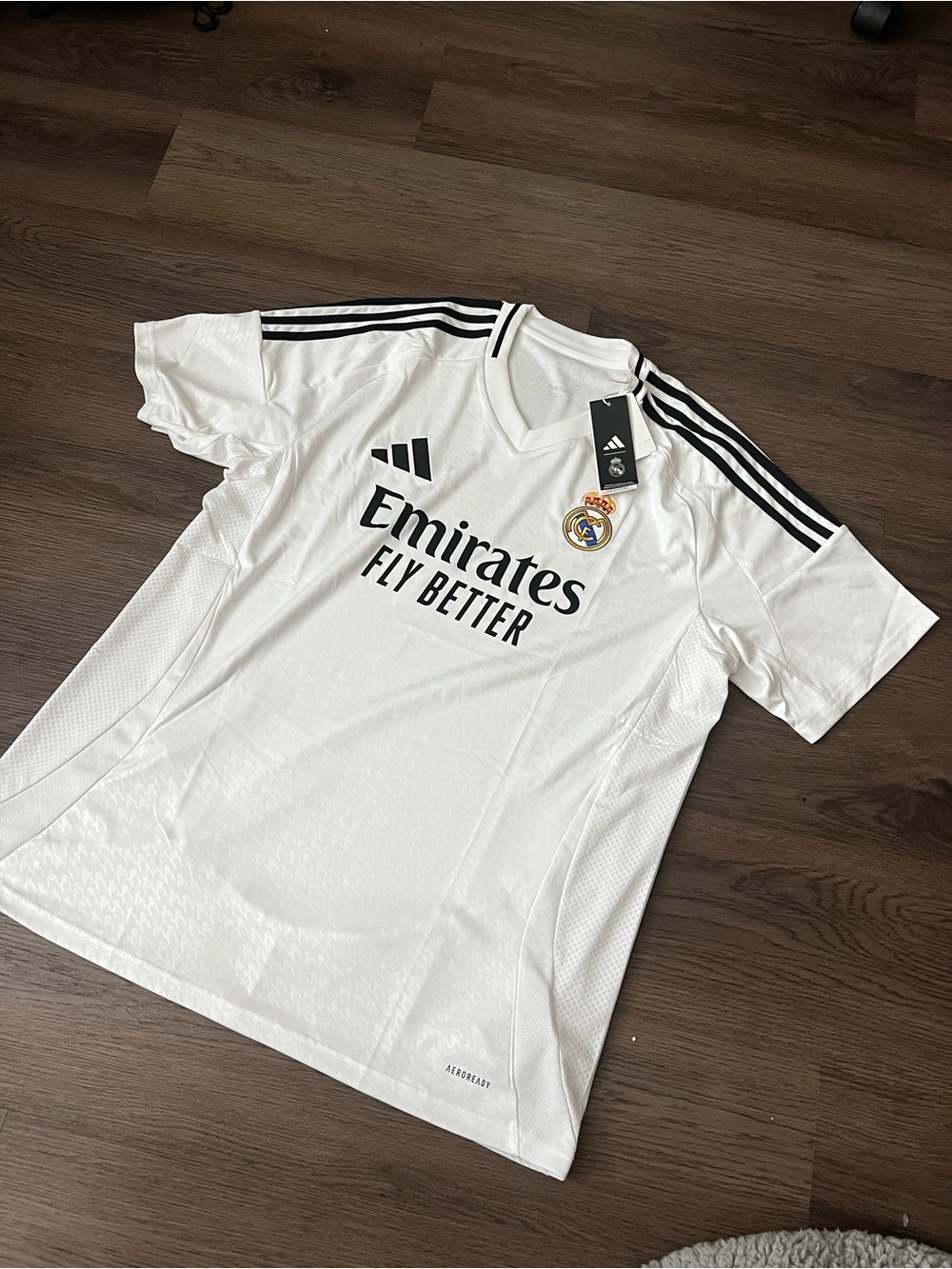 NWT Adidas Real Madrid Home Jersey 2023/24 White Size XL
